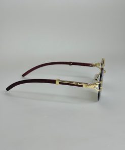 Sheet NewDouble Bridge 3Pcs Wood Side SunglassesTrending Sunglasses: