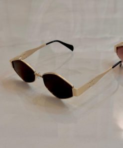 Hexagon Cline Sunglasses, featuring a bold hexagonal frame