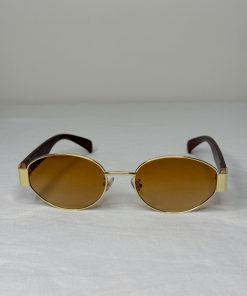 Signature Retro Oval Wood Side Glasses