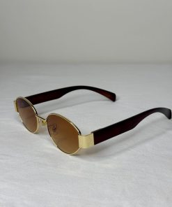 Signature Retro Oval Wood Side Glasses